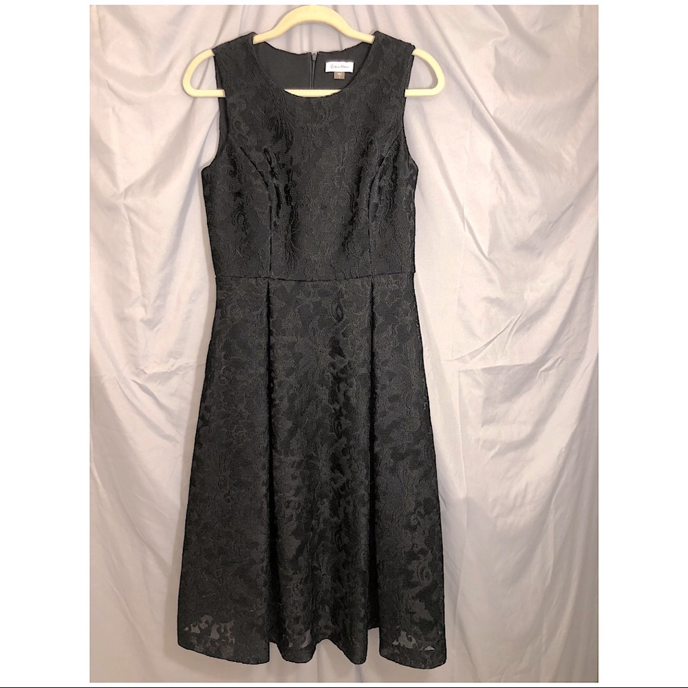 Calvin Klein Black Sleeveless Dress Sz 8